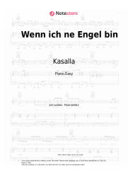 Sheet music, chords Kasalla - Wenn ich ne Engel bin