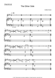 Sheet music, chords Colton Dixon - The Other Side