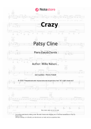 Sheet music, chords Patsy Cline - Crazy