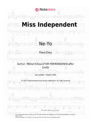Sheet music, chords Ne-Yo - Miss Independent