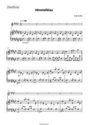 Sheet music, chords Die Ärzte - Himmelblau