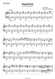 Sheet music, chords Sam Haft, Andrew Underberg - Stayed Gone (from 'Hazbin Hotel')