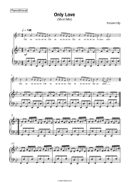 Sheet music, chords Future City - Only Love (Short Mix)