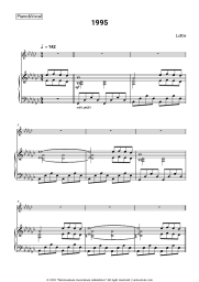 Sheet music, chords LOTTE - 1995