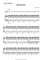 Sheet music, chords Ken Laszlo - Hey Hey Guy