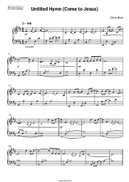 Sheet music, chords Chris Rice - Untitled Hymn (Come to Jesus)