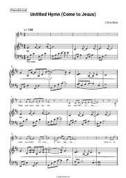 Sheet music, chords Chris Rice - Untitled Hymn (Come to Jesus)