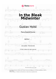 undefined Gustav Holst - In the Bleak Midwinter
