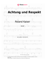 undefined Roland Kaiser - Achtung und Respekt