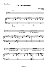 Sheet music, chords Teddy Swims, Giveon - Are You Even Real