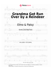 Sheet music, chords Elmo & Patsy - Grandma Got Run Over by a Reindeer