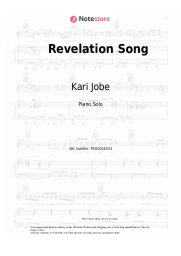 Sheet music, chords Kari Jobe - Revelation Song