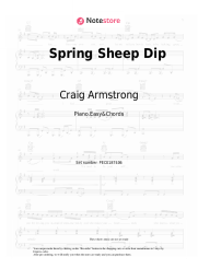Sheet music, chords Craig Armstrong - Spring Sheep Dip