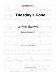 Sheet music, chords Lynyrd Skynyrd - Tuesday's Gone