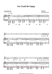 Sheet music, chords Wyldest - You Could Be Happy