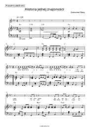 Sheet music, chords Czerwone Gitary - Historia Jednej Znajomości