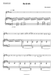 Sheet music, chords Ella Endlich - Du & Ich