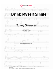Sheet music, chords Sunny Sweeney - Drink Myself Single