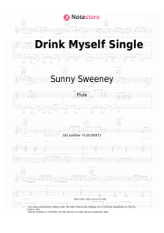Sheet music, chords Sunny Sweeney - Drink Myself Single