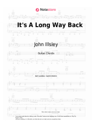 Sheet music, chords John Illsley - It's A Long Way Back