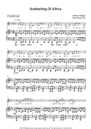 Sheet music, chords Johnny Clegg - Scatterlings of Africa