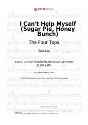 Sheet music, chords The Four Tops - I Can't Help Myself (Sugar Pie, Honey Bunch)