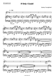 Sheet music, chords Sydney Youngblood - If Only I Could