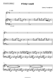 Sheet music, chords Sydney Youngblood - If Only I Could