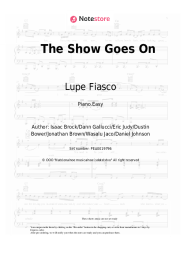 Sheet music, chords Lupe Fiasco - The Show Goes On