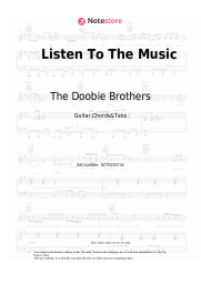Sheet music, chords The Doobie Brothers - Listen To The Music