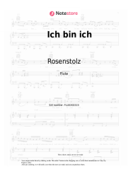 Sheet music, chords Rosenstolz - Ich bin ich (wir sind wir)