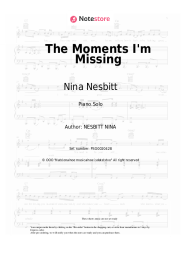 Sheet music, chords Nina Nesbitt, Goody Grace - The Moments I'm Missing