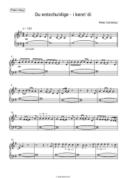 undefined Peter Cornelius - Du entschuldige - i kenn’ di