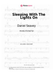 Sheet music, chords Daniel Seavey - Sleeping With The Lights On