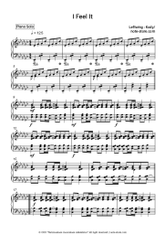 Sheet music, chords Leftwing & Kody - I Feel It