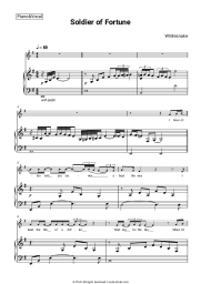 Sheet music, chords Whitesnake - Soldier of Fortune