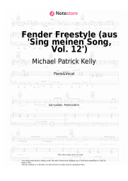 Sheet music, chords Michael Patrick Kelly - Fender Freestyle (aus 'Sing meinen Song, Vol. 12')
