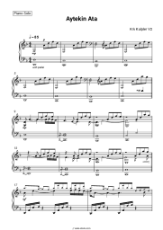 Sheet music, chords Aytekin Ataş - Kırık Kalpler V2 (from 'Sen Çal Kapımı')