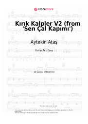 Sheet music, chords Aytekin Ataş - Kırık Kalpler V2 (from 'Sen Çal Kapımı')