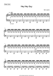 Sheet music, chords Ken Laszlo - Hey Hey Guy