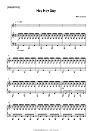 Sheet music, chords Ken Laszlo - Hey Hey Guy