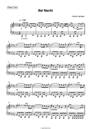 Sheet music, chords Deine Lakaien - Bei Nacht