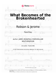 Sheet music, chords Robson & Jerome - What Becomes of the Brokenhearted