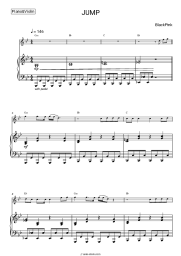 Sheet music, chords BlackPink - JUMP
