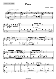 Sheet music, chords Allinson / Brown - Piano