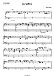 Sheet music, chords Bellah Mae - Compatible