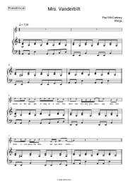 undefined Paul McCartney and Wings, Paul McCartney - Mrs Vandebilt