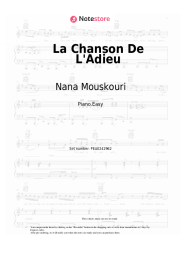 undefined Nana Mouskouri - La Chanson De L'Adieu