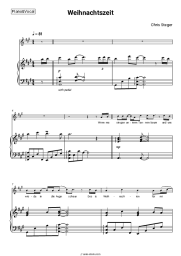 Sheet music, chords Chris Steger - Weihnachtszeit