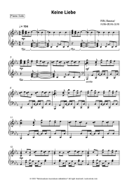 Sheet music, chords RIN, Bausa - Keine Liebe